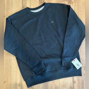Champion black pull over sweatshirt NWT